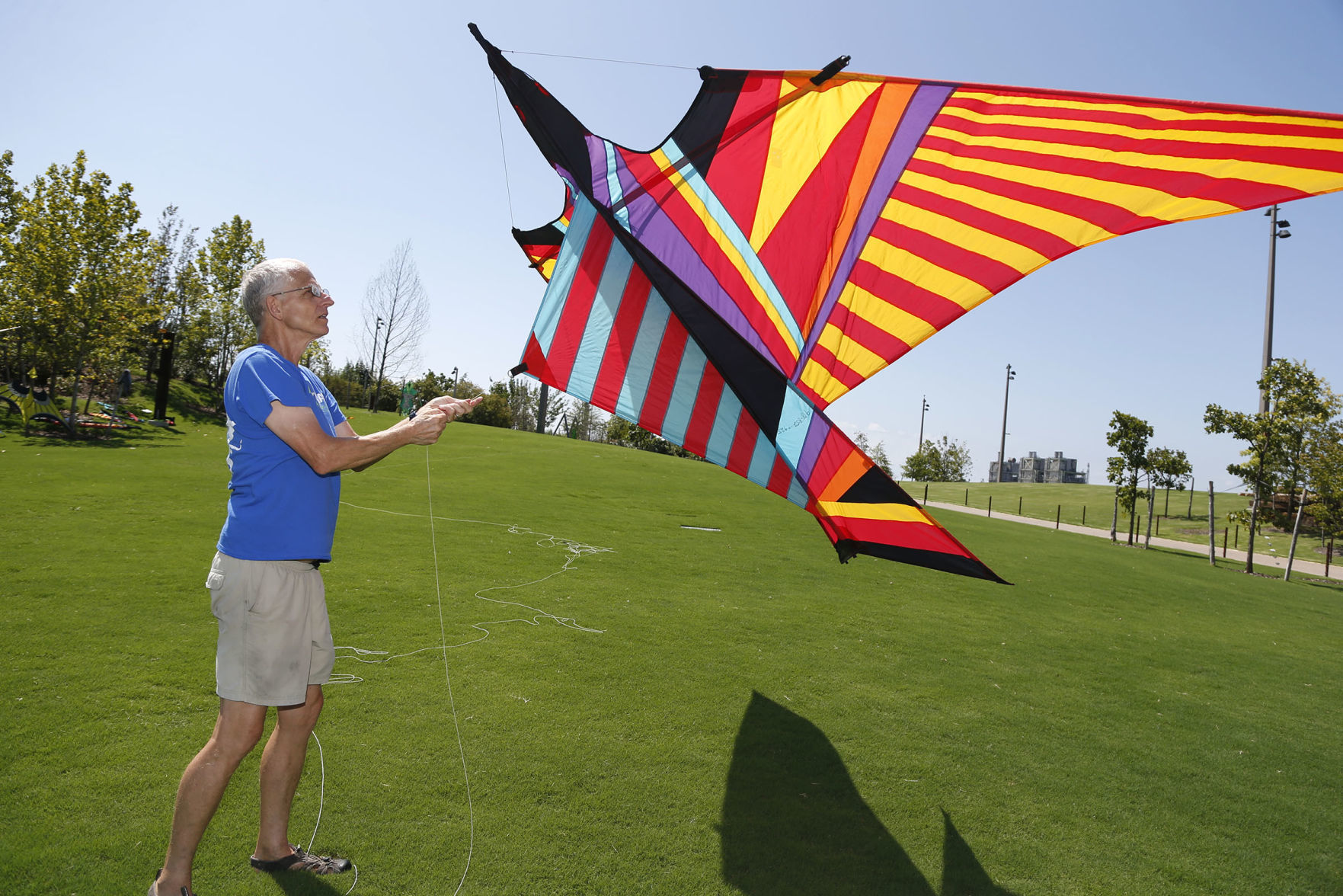 The 'Kite Guy': Making the Gathering Place a colorful place